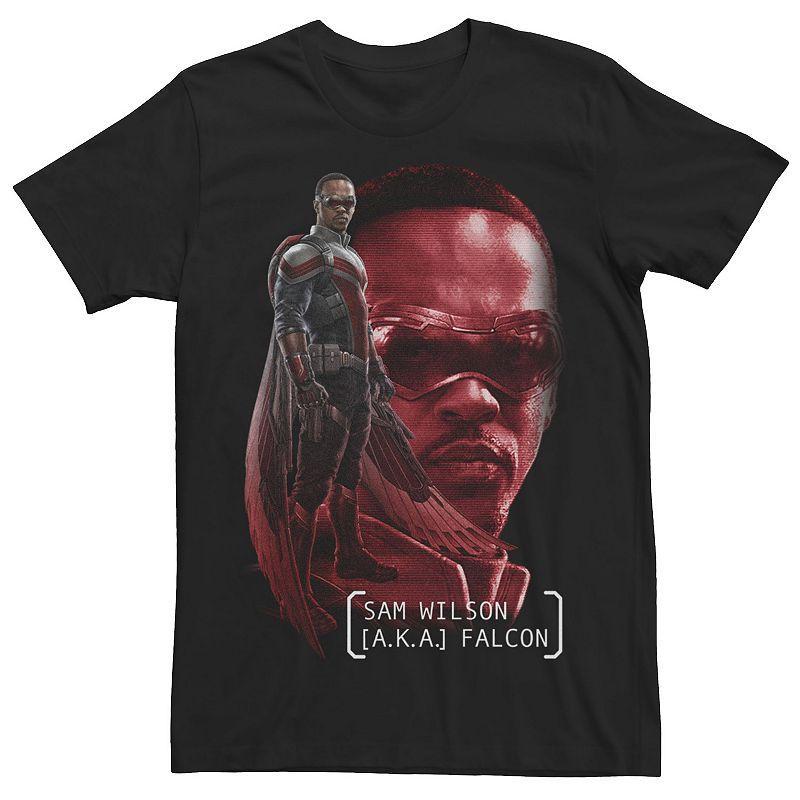 Mens Marvel Falcon & Winter Soldier Sam Wilson AKA Falcon V2 Tee Product Image