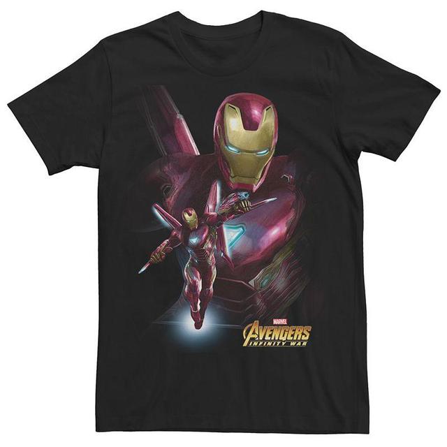 Mens Marvel Avengers Infinity War Iron Man Short Sleeve Graphic Tee Product Image