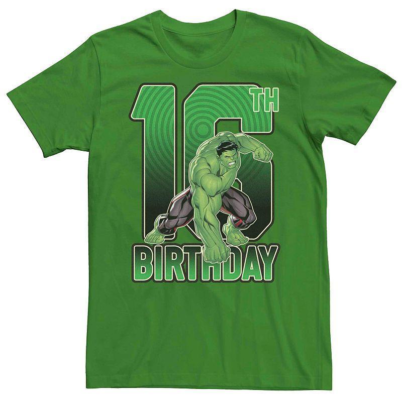 Mens Marvels Hulk 16th Birthday Tee Product Image