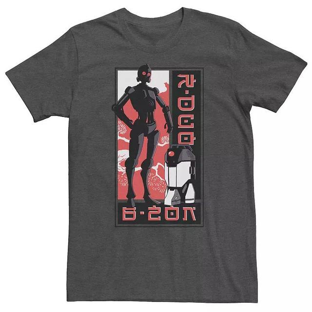 Big & Tall Star Wars: Visions Droid Kanji Box Up Tee, Mens Product Image