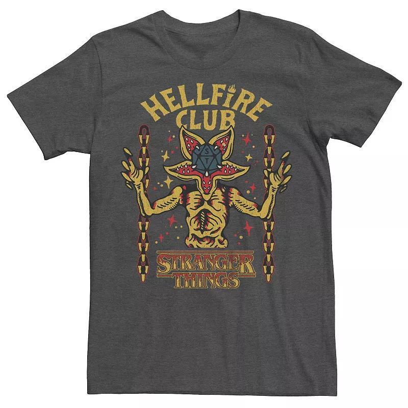 Mens Stranger Things Demogorgon Hellfire Club Graphic Tee Grey Heather Product Image