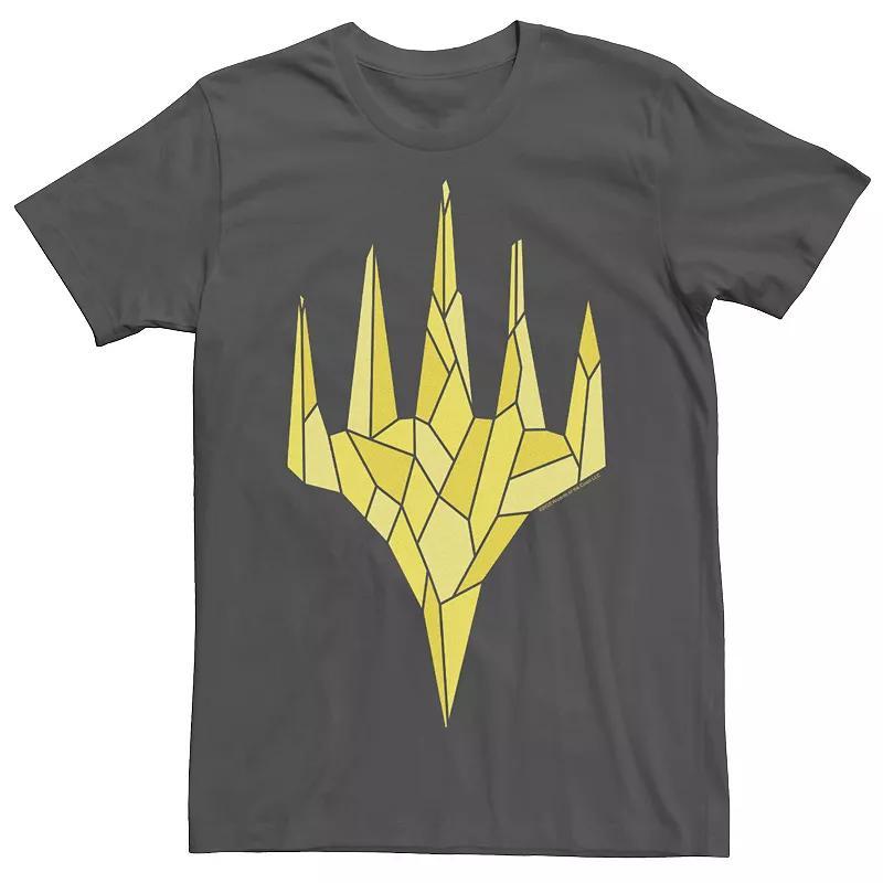 Mens Magic: The Gathering White Crystal Tee Grey Product Image