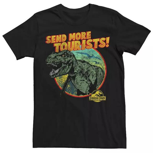 Mens Jurassic Park T-Rex Send More Tourists Tee Product Image