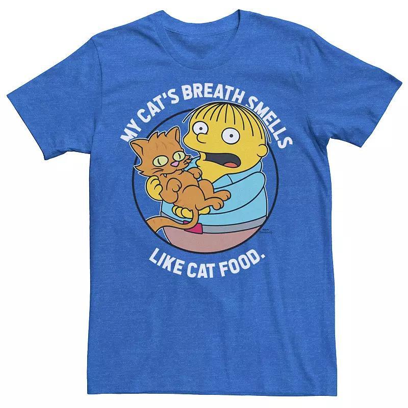 Mens The Simpsons Ralph My Cats Breath Smells Like Cat Food Graphic Tee Product Image