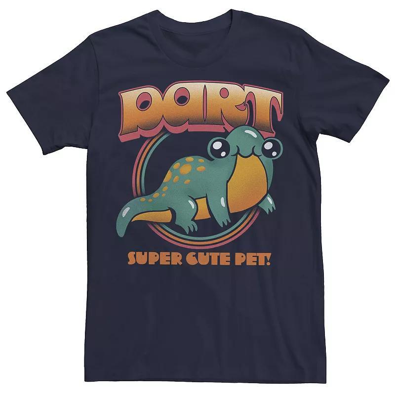 Mens Stranger Things Dart Cartoon Super Cute Pet Tee Blue Product Image