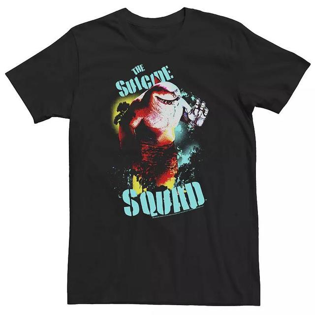 Big & Tall DC Comics The Suicide Squad King Shark Poster Tee, Mens Product Image