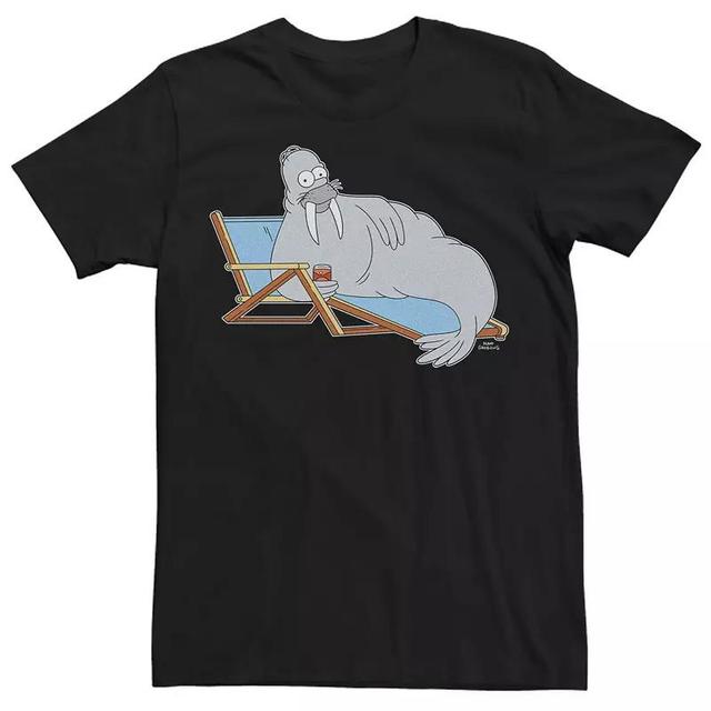 Mens The Simpsons Halloween Homer Walrus Tee Product Image