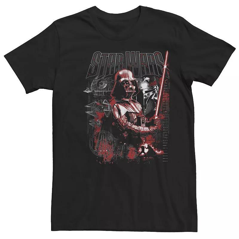 Mens Star Wars Punisher Darth Vader Poster Tee, Boys Product Image