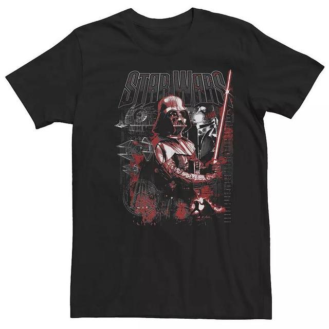 Mens Star Wars Punisher Darth Vader Poster Tee, Boys Product Image