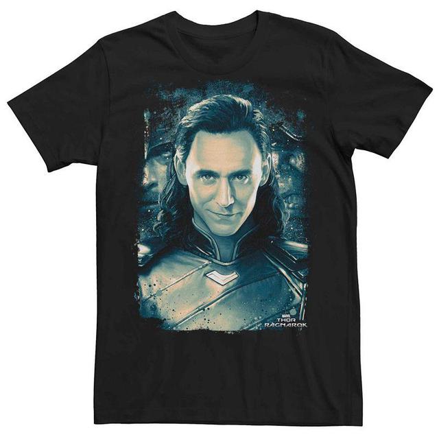 Mens Marvel Thor Ragnarok Loki Grunge Portrait Tee Product Image