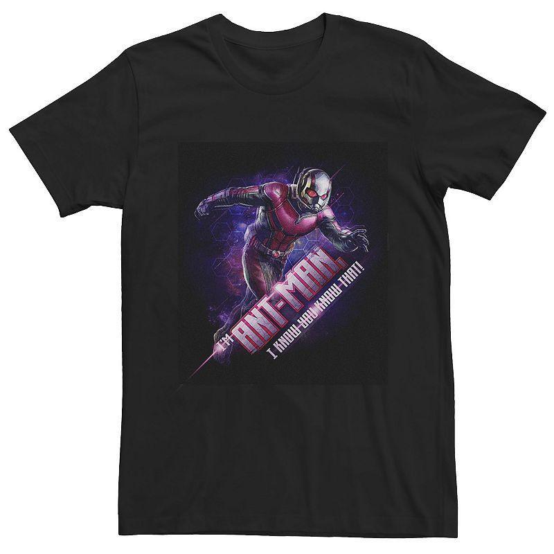 Mens Marvel Avengers Endgame Ant-Man Quote Portrait Graphic Tee Product Image