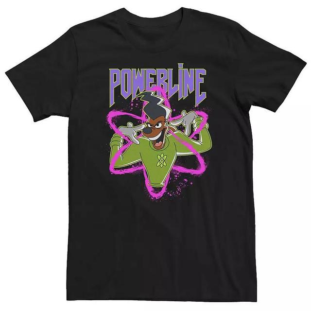 Disneys A Goofy Movie Big & Tall Powerline Atom Spray Graphic Tee, Mens Product Image