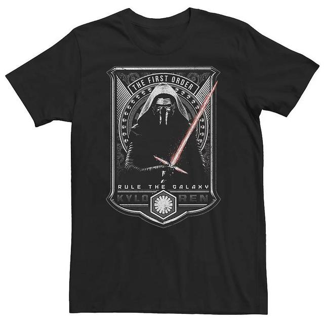 Big & Tall Star Wars Galaxy Order Kylo Ren Poster Tee, Mens Product Image