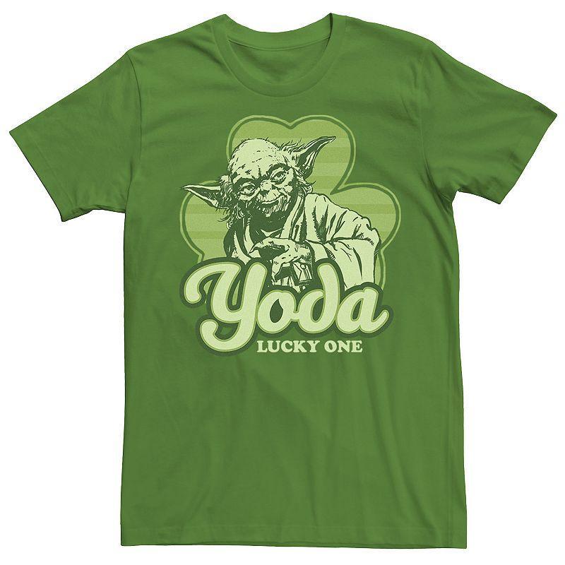 Fifth Sun Mens Yoda Lucky Retro Short Sleeve Crew T-shirt Product Image