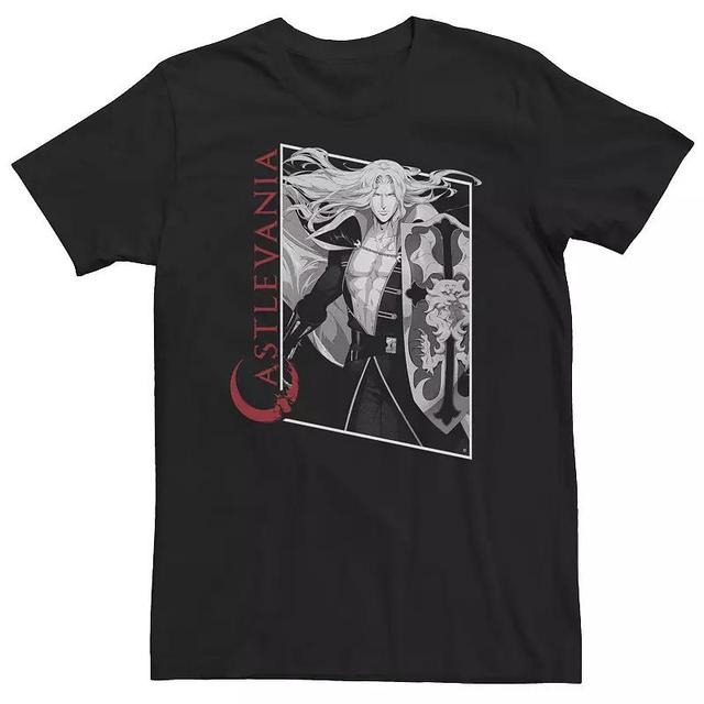 Big & Tall Netflix Castlevania Alucard Portrait Panel Tee, Mens Product Image