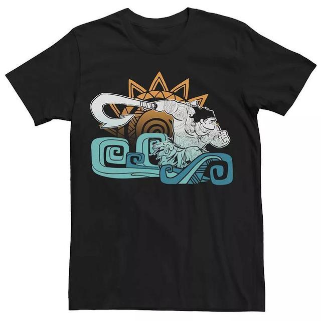 Disneys Moana Maui Mens Geometric Pattern Portrait Tee Product Image