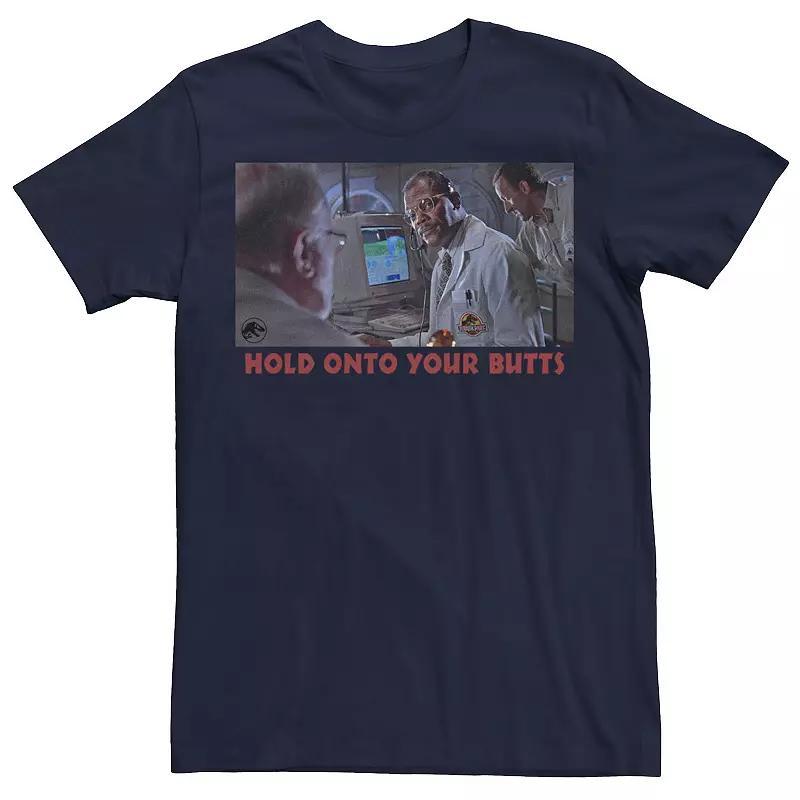 Mens Jurassic Park Doctor Ray Arnold Hold Onto Your Butts Tee Black Product Image