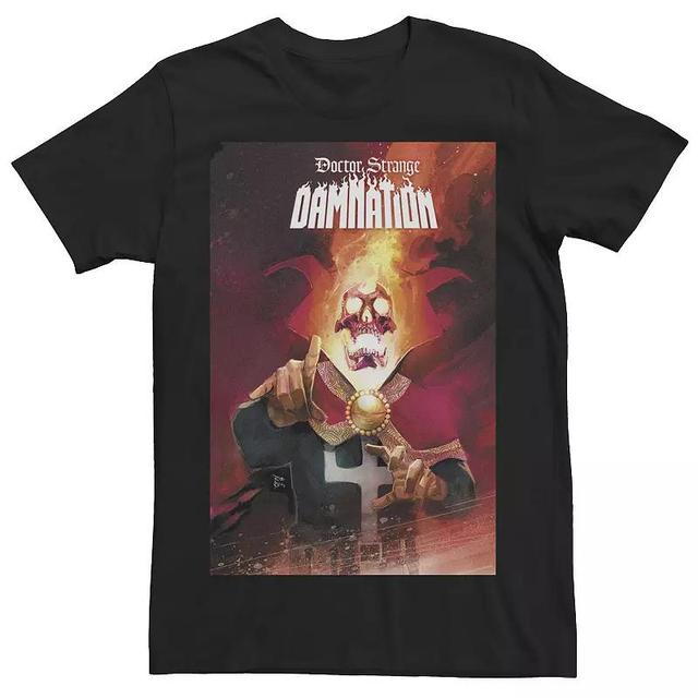 Mens Marvel Doctor Strange Damnation Comic Cover Tee Product Image