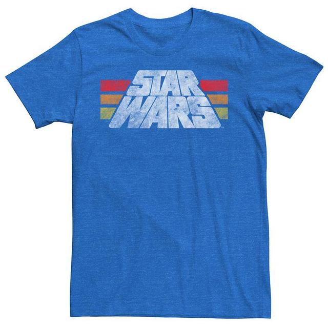 Mens A New Hope Ep4 Star Sunset Tee Royal Grey Product Image