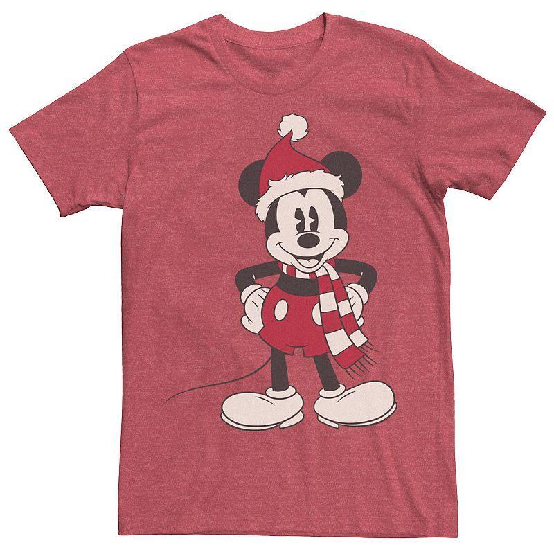 Mens Disney Mickey Mouse Classic Christmas Portrait Tee Product Image