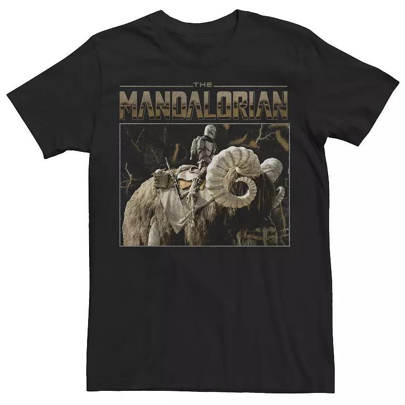 Big & Tall Star Wars: The Mandalorian & The Child Bantha Ride Tee, Mens Product Image