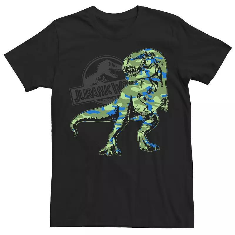 Mens Jurassic World Camo T-Rex Fill Tee Product Image