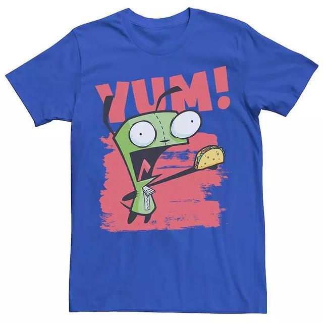 Mens Nickelodeon Invader Zim Gir Screaming Yum! Taco Portrait Tee Product Image