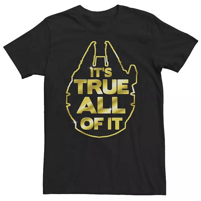 Big & Tall Star Wars Falcon Golden Truth Tee, Mens Product Image