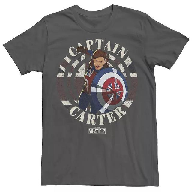 Mens Marvel What If Captain Carter Stamp Tee, Boys Product Image