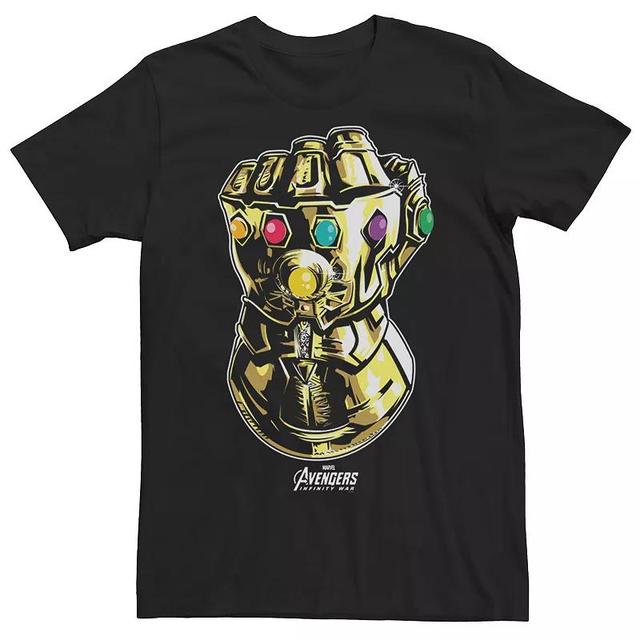 Mens Marvel Avengers Infinity War Thanos Gauntlet Graphic Tee Product Image