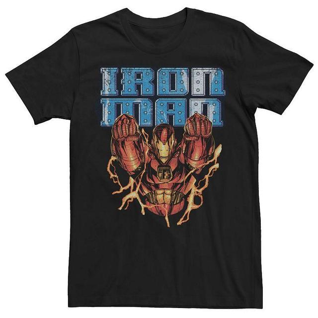 Mens Marvel Avengers Iron Man In Flight Dark Portrait Tee Product Image