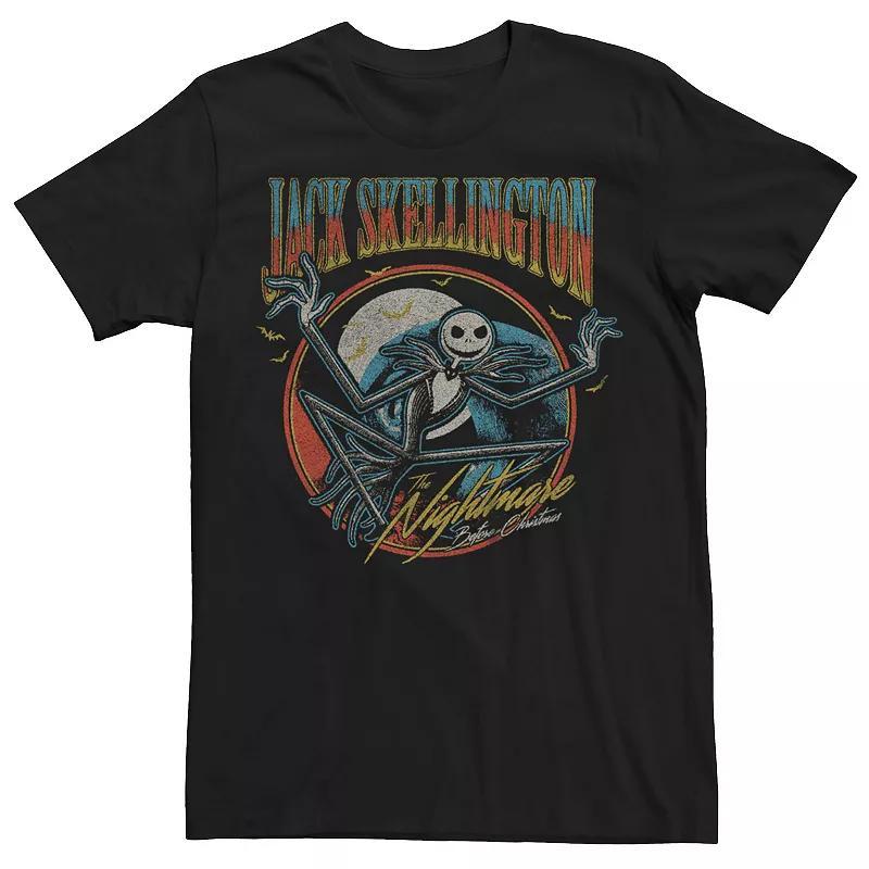 Big & Tall Disney Nightmare Before Christmas Jack Skellington Vintage Graphic Tee, Mens Product Image