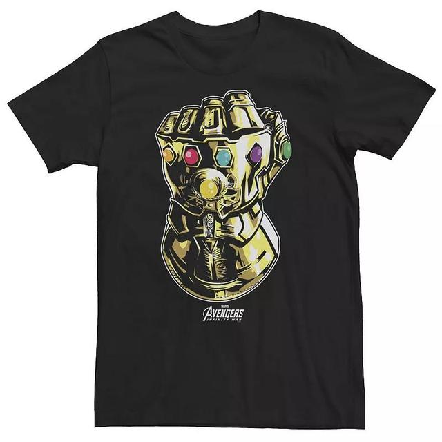 Big & Tall Marvel Avengers Infinity War Gauntlet Fist Tee, Mens Product Image