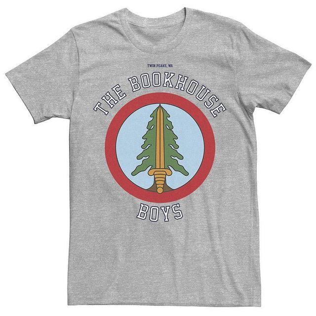 Mens Twin Peaks The Bookhouse Boys Tree Tee Athletic Grey Product Image