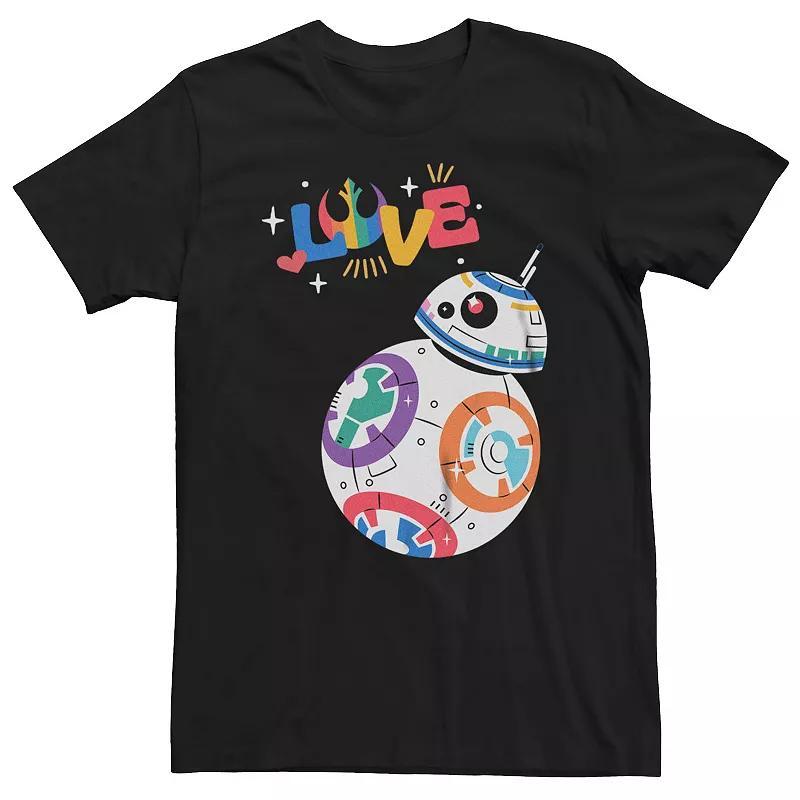 Big & Tall Star Wars Pride BB-8 Love Graphic Tee, Mens Product Image