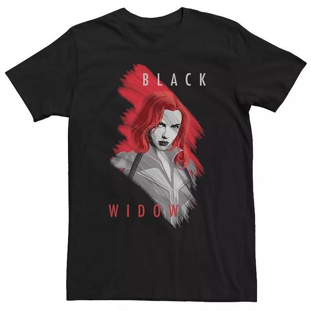 Mens Marvel Widow Swipe Portrait Tee Product Image