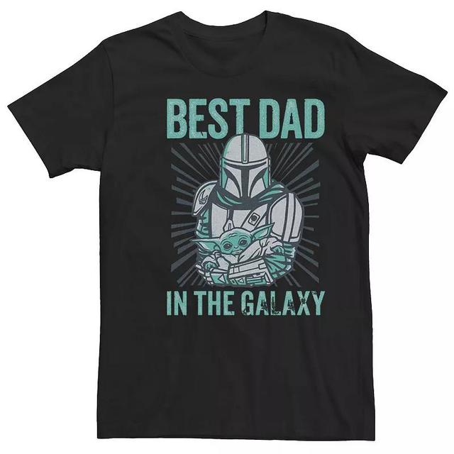 Big & Tall Star Wars The Mandalorian Mando And Grogu Poster Tee, Mens Product Image