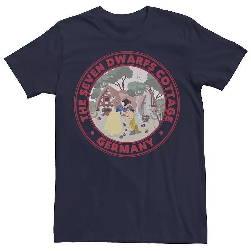 Mens Disney Snow White Germany Tee Blue Product Image