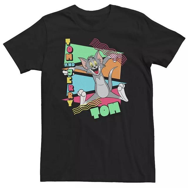 Big & Tall Tom & Jerry 90s Triangle Tee, Mens Product Image