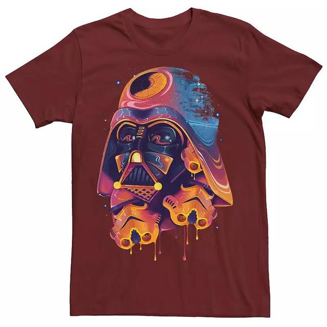 Mens Star Wars Colorful Melted Vader Collage Tee Product Image