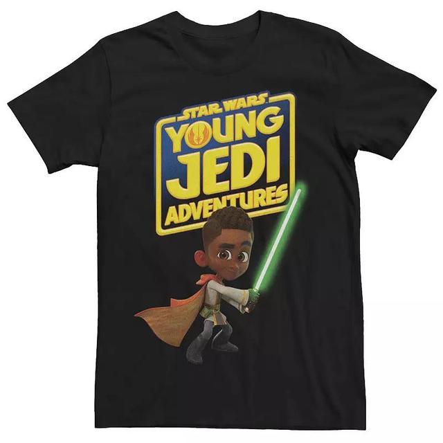 Big & Tall Star Wars: Young Jedi Adventures Kai Lightsaber Graphic Tee, Mens Product Image