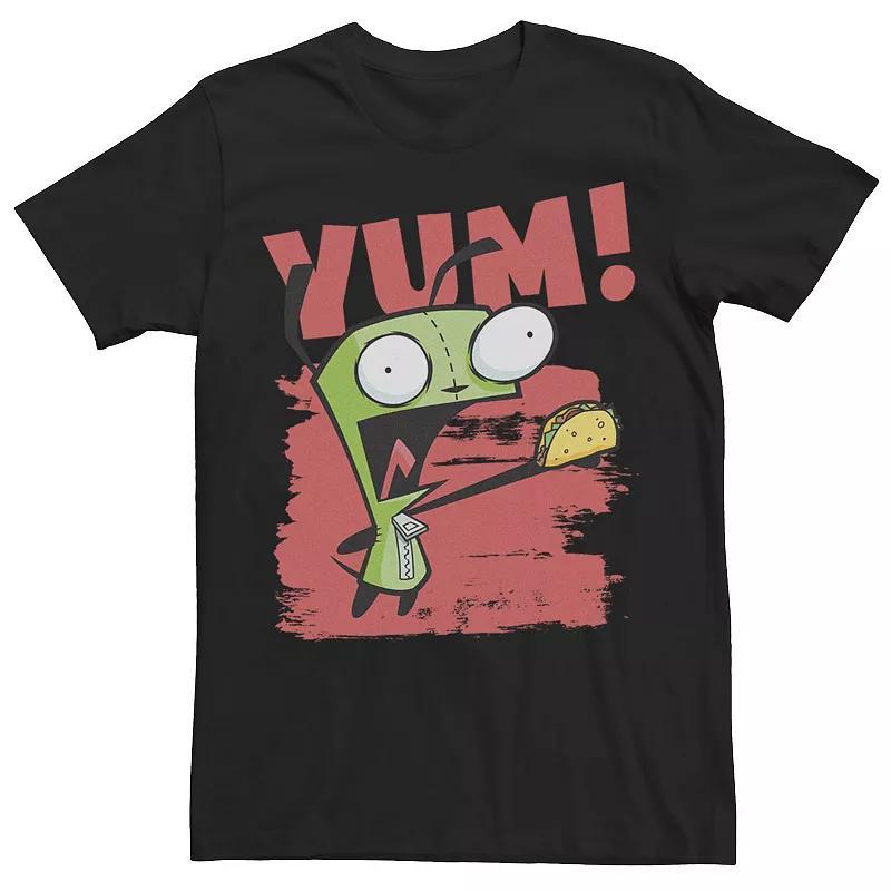 Mens Nickelodeon Invader Zim Gir Screaming Yum! Taco Portrait Tee Product Image