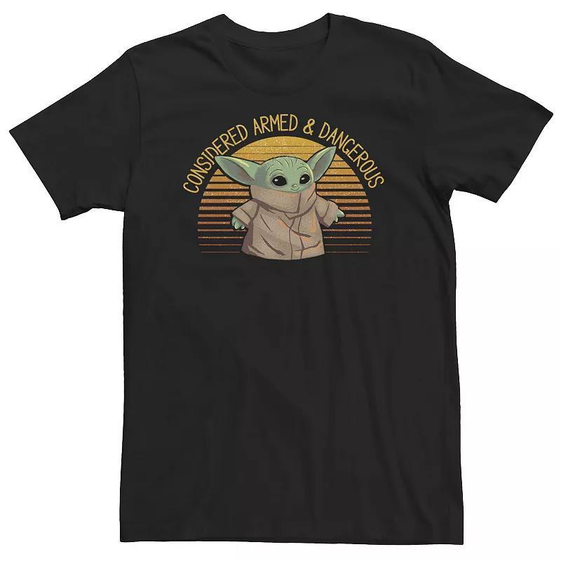 Big & Tall Star Wars The Mandalorian The Child Armed & Dangerous Tee, Mens Product Image