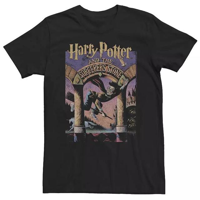 Big & Tall Harry Potter The Sorcerers Stone Book Cover Tee, Mens Product Image