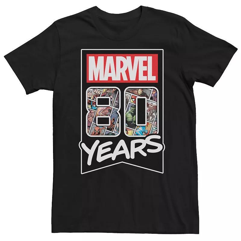 Mens Marvel 80 Years Comic Logo Tee Product Image