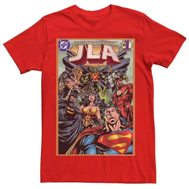 Mens DC Comics Justice League Group Shot Comic Cover Tee Product Image