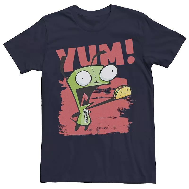 Mens Invader Zim Gir Yum! Paint Smear Tee Product Image