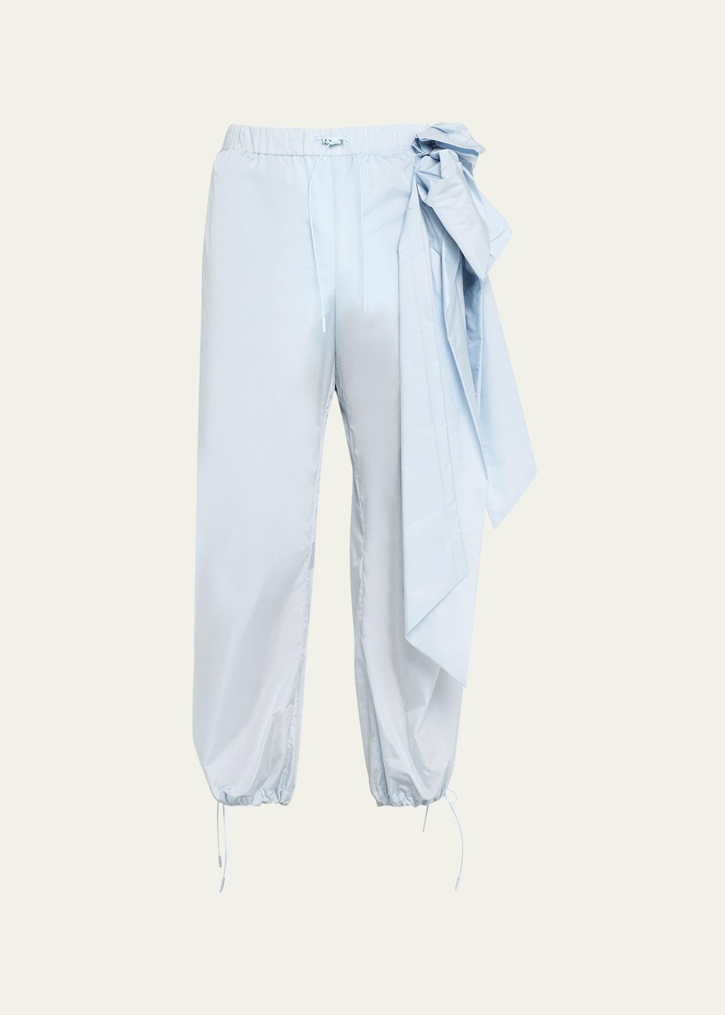 Mens Tech Nylon Track Trousers with Pressed Rose Product Image