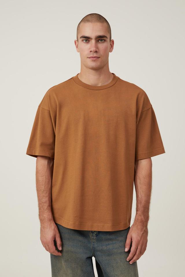 Cotton On Men - Box Fit Scooped Hem T-Shirt - Ginger Product Image