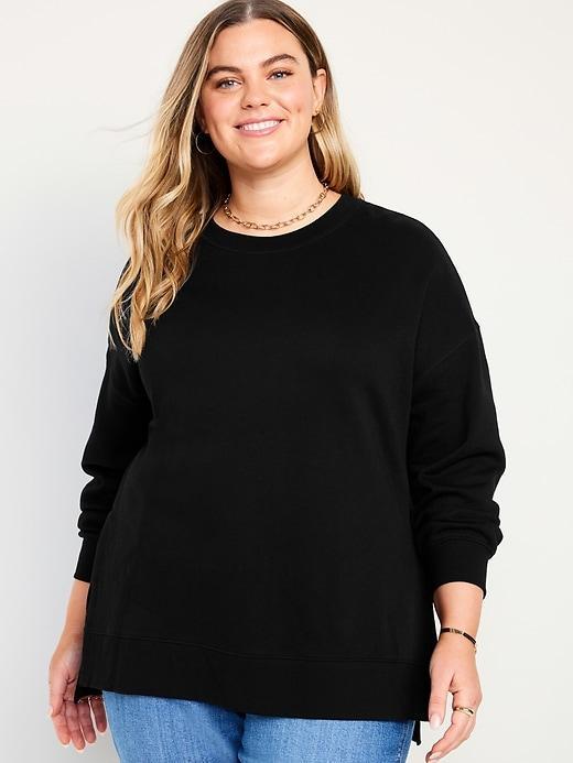 SoComfy Relaxed Tunic Sweatshirt Product Image